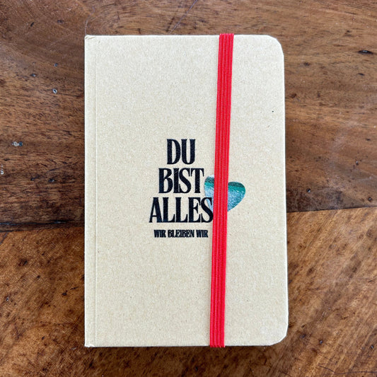 Das original WIR BLEIBEN WIR Notizbuch